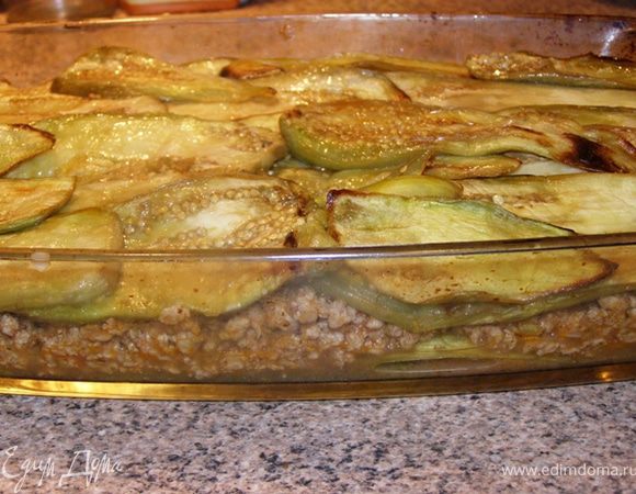 закрываем баклажанами.