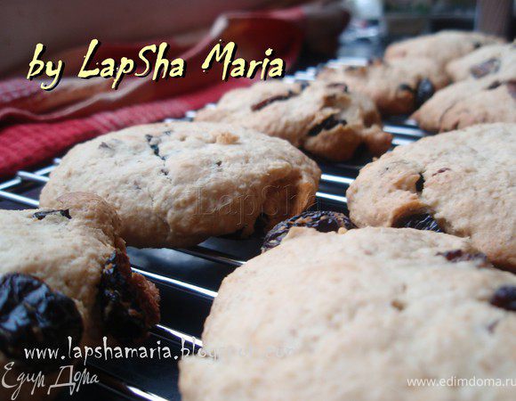 Вот такими получаются печеньки №1. Вкусные, однородные, более плотные.