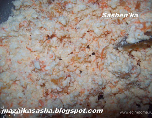 Все хорошенько перемешать...и получится вот такое яркое оранжевое "настроение"