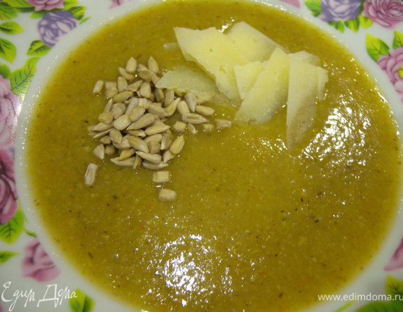 5. Подавать с козьим сыром и семенами подсолнуха. 