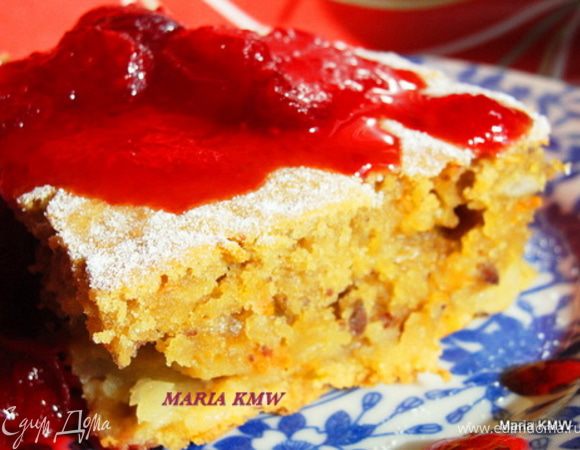 Поливаем порционно клюквенным соусом.
http://www.edimdoma.ru/recipes/30804
Приятного аппетита!