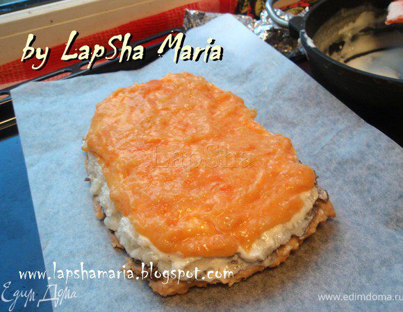 Слой морковка + картофель...