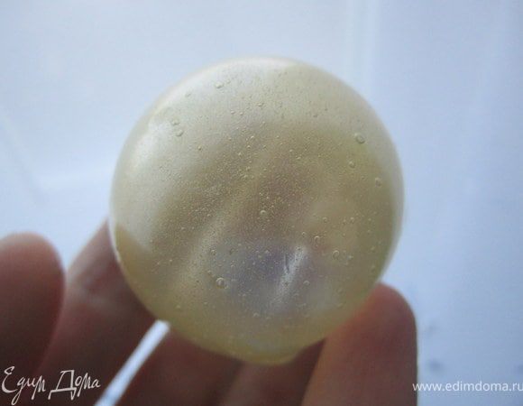 Вот такой шарик получается.