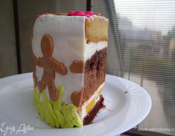 ...Этот разрез повеселил меня больше всего :-)) (ручки переходят в корж)...