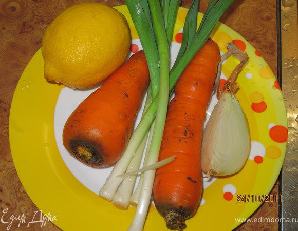 Вот наши продукты для гарнира.