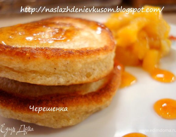 Подаем с любым вареньем по вашему желанию, у меня яблочно-тыквенный соус http://www.edimdoma.ru/recipes/31099 …