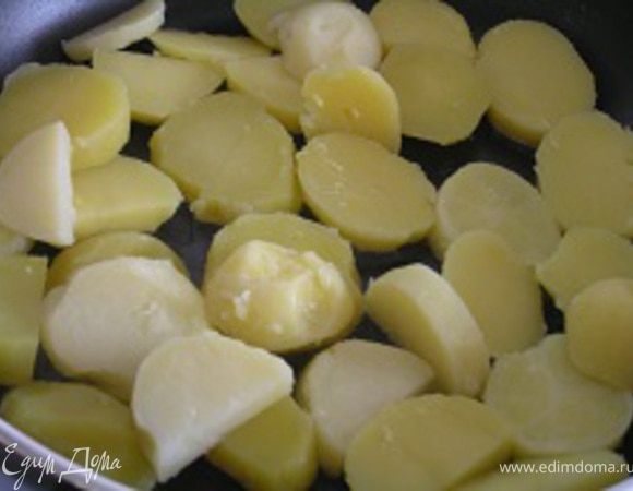 нарезать кружками.