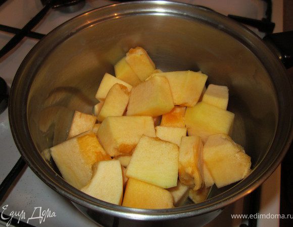 Сделать тыквенное пюре.