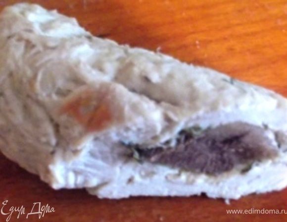 готовые рулетики нарезаем, как колбасу:)