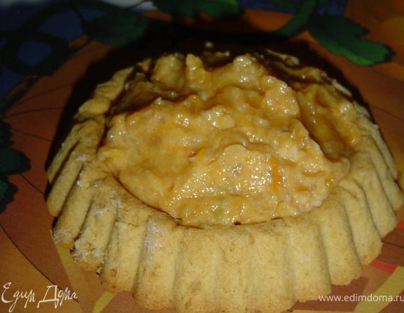 Наполняем этим кремом тарталетки.