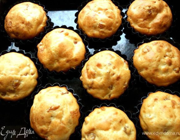 Выпекать в предварительно разогретой до 180+- градусов духовке, до готовности (у меня ушло чуть меньше 30 минут). Вынуть из форм, остудить. Или сначала остудить, а потом вынуть:)