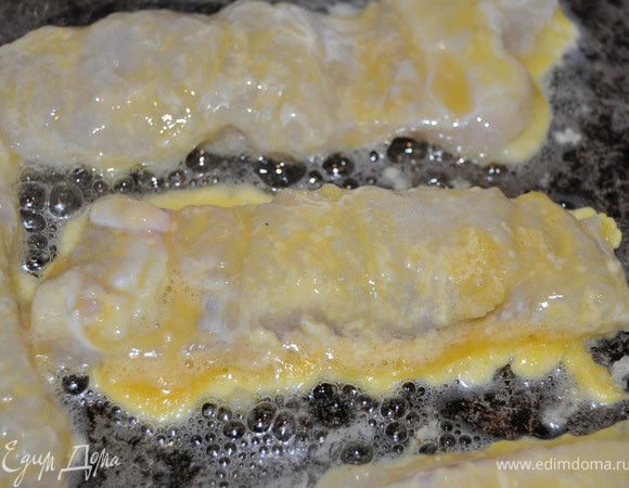 Такую рыбку жарить на растительном масле.