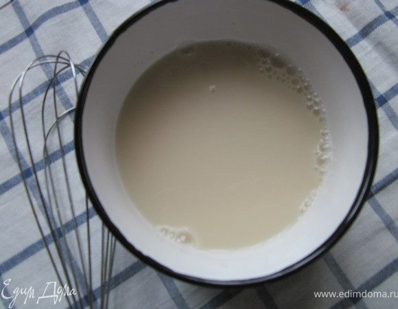 Добавить теплую воду
