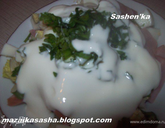 По желанию можно добавить зелень. Прошу к столу.)