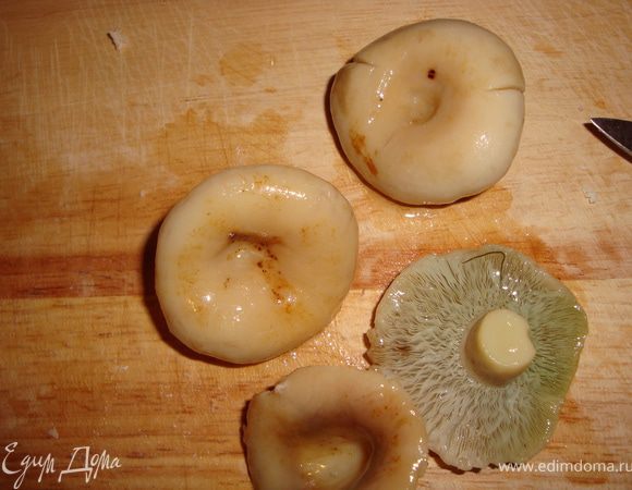 А теперь грибочки...