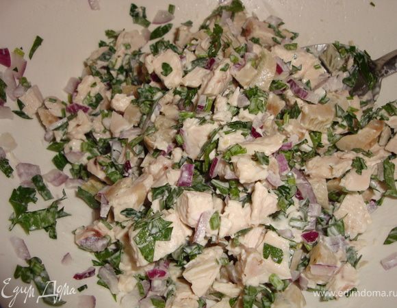 И чуть-чуть майонеза...