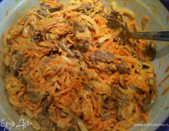 Салат хорошо перемешать и поставить в холодильник настояться на 1 час. Приятного аппетита!