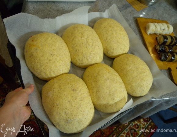 Поставить подойти около 40 минут. Выпекать в разогретой духовке до 180С до готовности (у меня около 1 часа). 