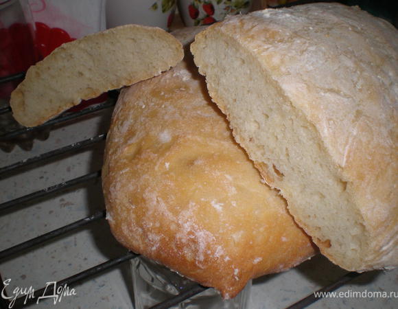 Остужать Чиабатту на решетке.
Приятного аппетита!!