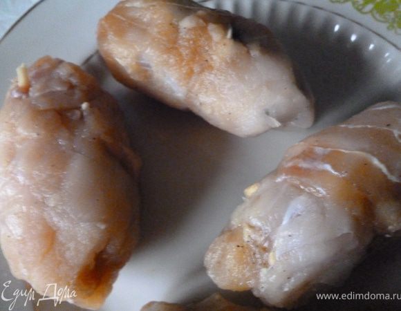 Слегка сжимаем рукой и вот что получается.