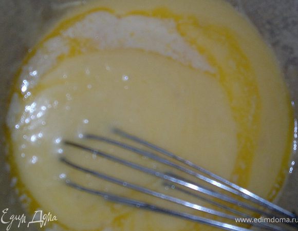 затем масло , готовый дрожжи