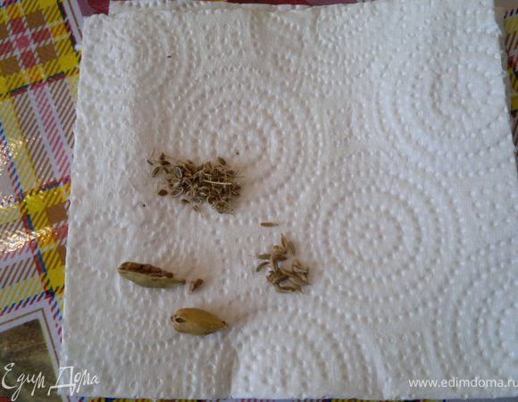 здесь на фото те приправы которые идут в тесто