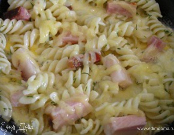 Жарить 3-4 минуты, на последней минуте накрыть крышкой, при подаче посыпать укропом. Быстрый, сытный и вкусный завтрак готов! :)