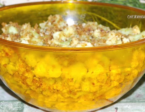 Получается, что курица образует нижний слой, а капуста верхний.