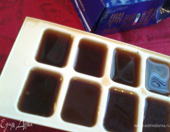 Отправляем на ночь в морозилку.