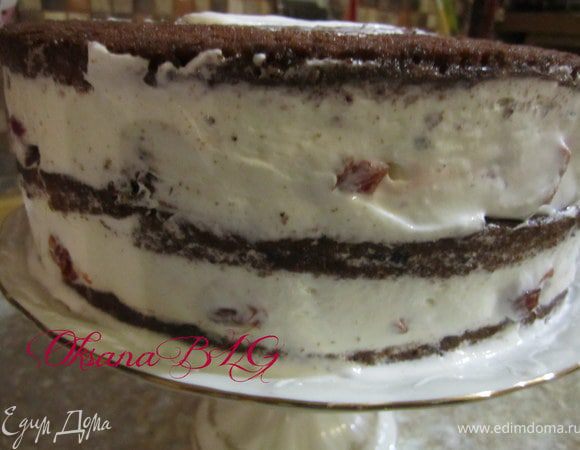 Торт выложить на блюдо.