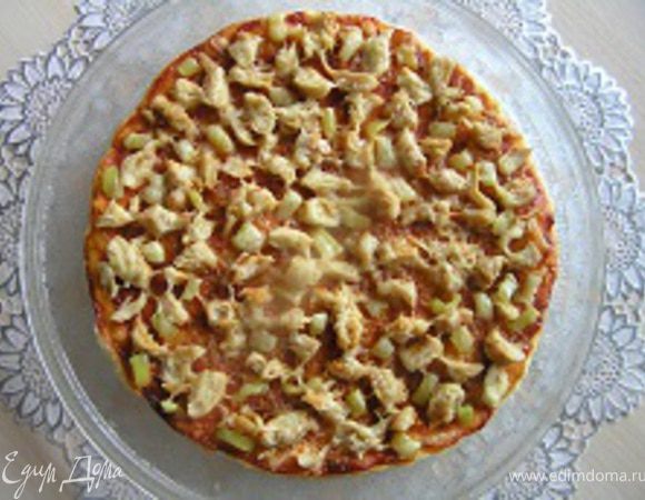 Выпекать в СВЧ 10 минут при полной мощности.