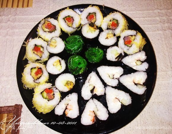 Вот такой набор ассорти, угощайтесь! К сожалению отдельных фотографий нет, только общая.