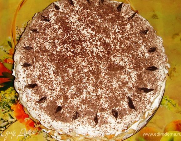 Украшаем по желанию, я посыпала тёртым чёрным шоколадом.