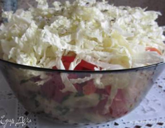 Все ингредиенты перемешиваем, солим и перчим.