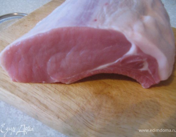 Мясо обмыть, обсушить.