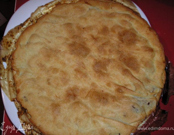 Ставим в разогретую дуовку при темп.190-200 градусов на 20-25 минут (тесто должно зарумянится, каждая духовка выпекает по-разному).