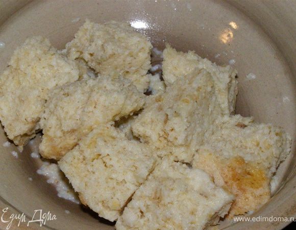 Хлеб замочим в молоке