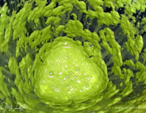 Всё это дело измельчить до однородной массы.