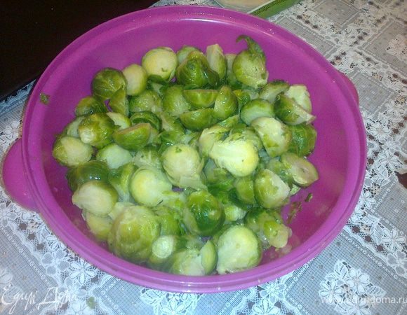 Капусту вымыть.