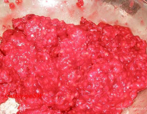Приготовим пюре из малины