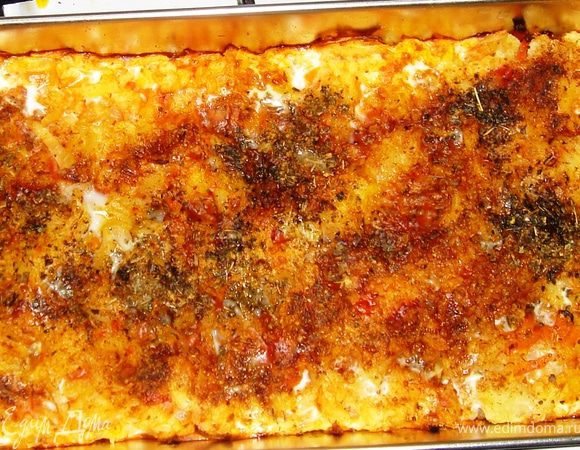 Наша запеканочка готова! Приятного аппетита!
(В холодильнике хранить лучше закрыв фольгой, чтобы верх не засушивался).