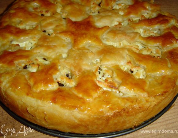 Получается очень вкусный и сытный пирог!