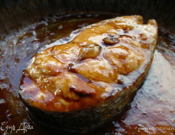 ...
Подавать с дольками лимона. 