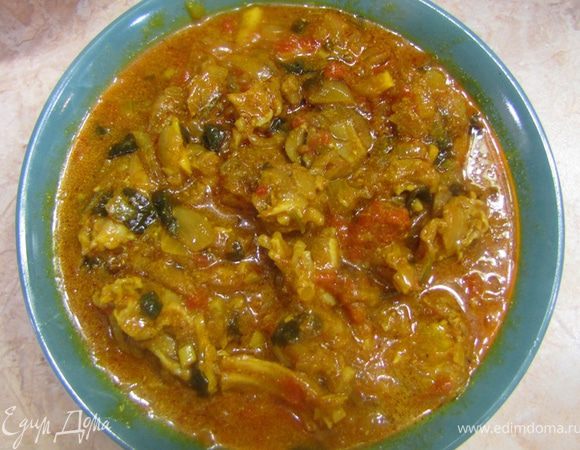 Карри с курицей. Рецепт в отдельном посте.