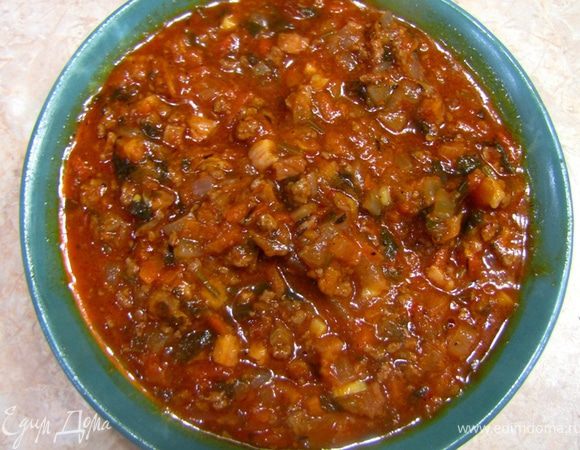 Мясной соус а ля Болонез. Рецепт в отдельном посте.