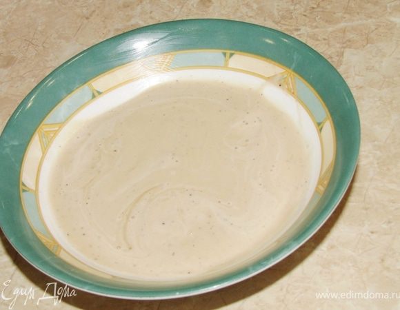 Соус Цезарь. Рецепт в отдельном посте.