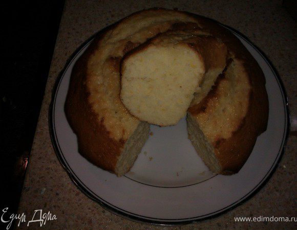 Разогреть духовку до 175-180 градусов.
Смазать маслом форму и вылить тесто.
печь примерно 30 минут.
Приятного чаепития!!!