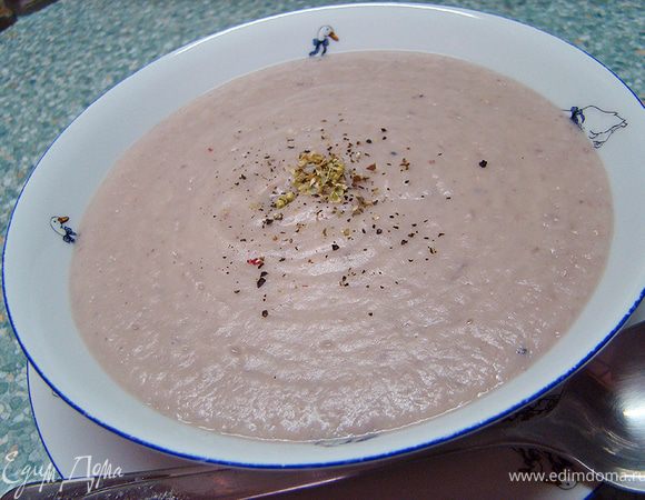 Пюрируем блендером. Крем-суп готов :) Приятного аппетита. 