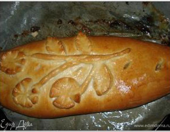Сделать 2-3 прокола сверху для выхода пара и поставить в предварительно разогретую духовку до 180-190 градусов на 25-30 минут.