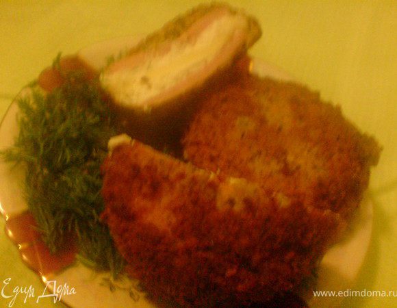 я жарила в масле,можно запечь в духовке /1-2 минуты/